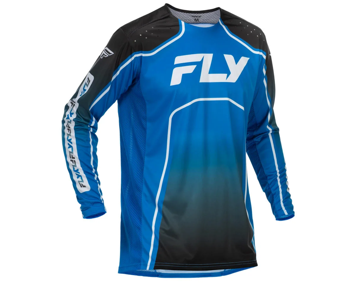Fly Racing Rayce Bicycle Jersey (Blue/Black/White) (S)